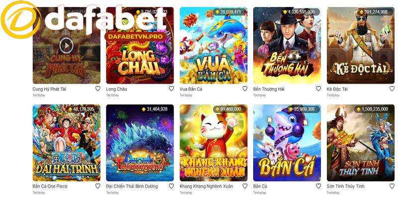 Kho game nổ hũ Dafabet đa dạng và độc đáo