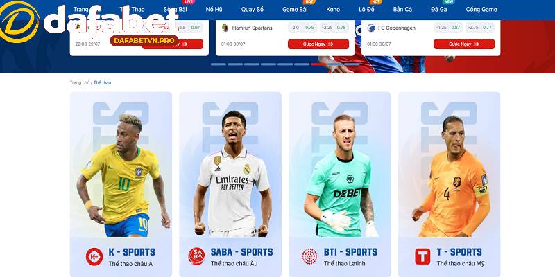 Thể thao là sản phẩm cược chủ lực, thu hút nhiều người chơi cá cược